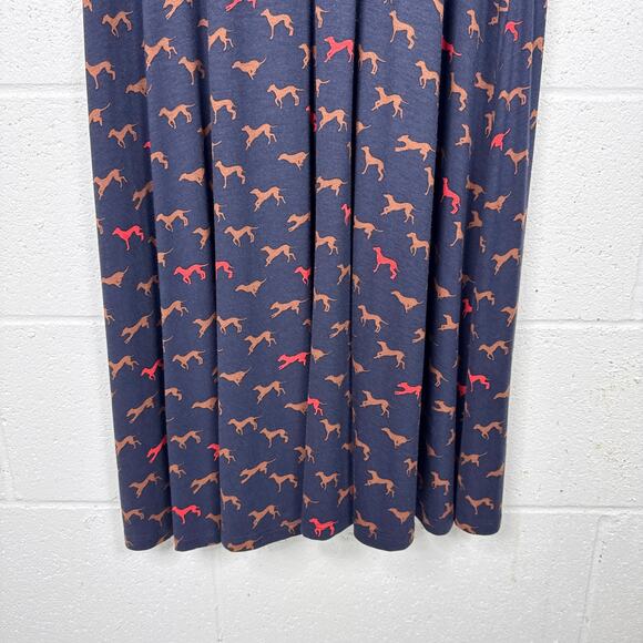 Hobbs London Dog‎ Print Midi Dress - Picture 6 of 8